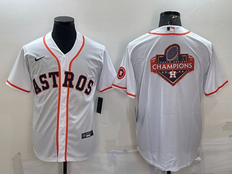 Men Houston Astros Blank White Game Nike 2022 MLB Jersey->houston astros->MLB Jersey